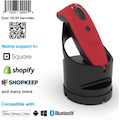 Socket Mobile SocketScan® S740, Universal Barcode Scanner, Red & Black Dock