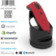 Socket Mobile SocketScan® S740, Universal Barcode Scanner, Red & Black Dock