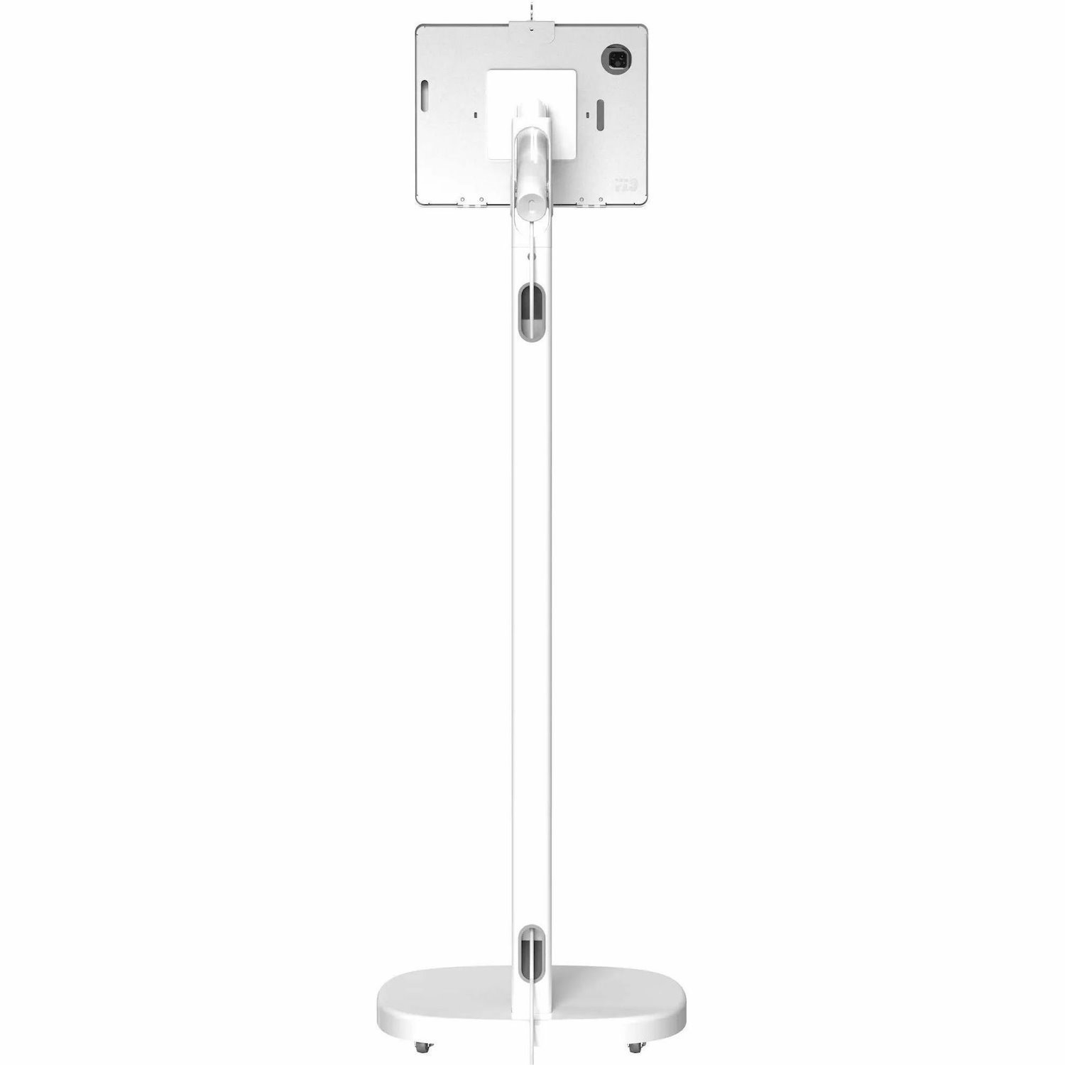 CTA Digital Mobile Rolling Spring Adjustable Floor Stand with Universal Security Enclosure