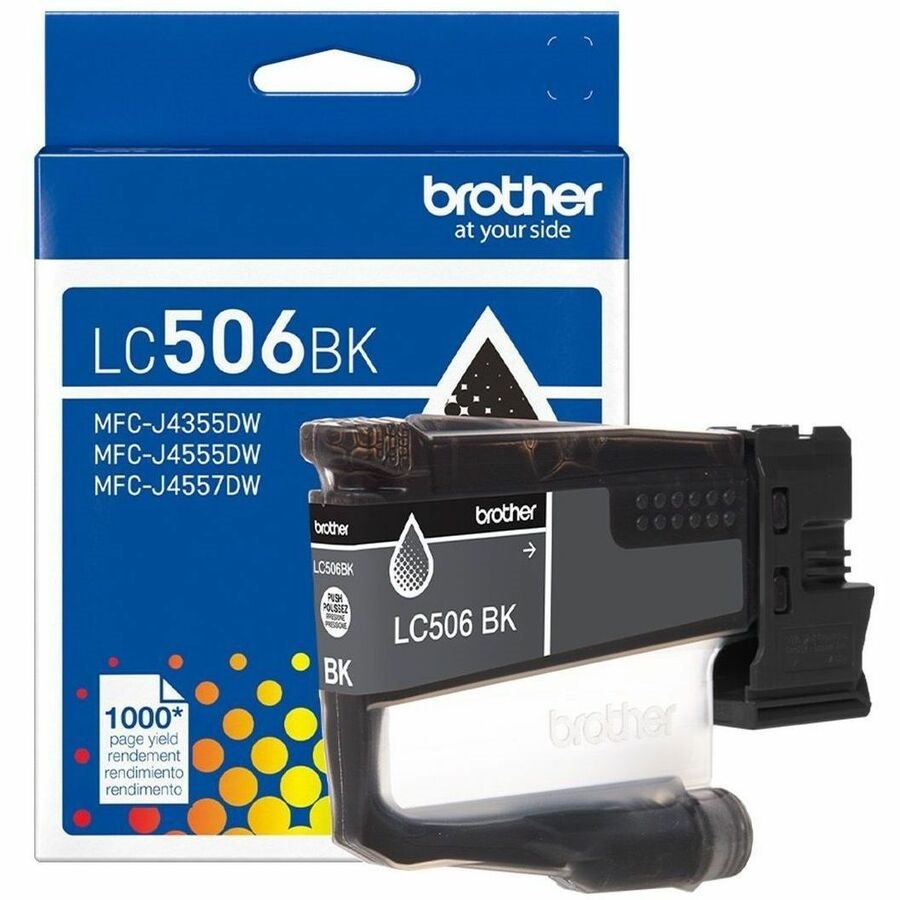 Brother LC506BK Original Standard Yield Inkjet Ink Cartridge - Black Pack