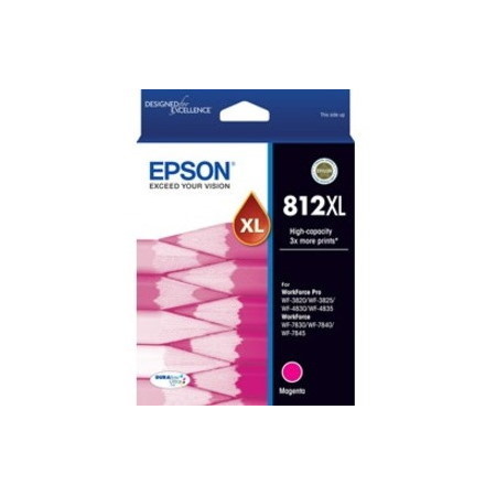 Epson DURABrite Ultra 812XL Original High Yield Inkjet Ink Cartridge - Magenta Pack