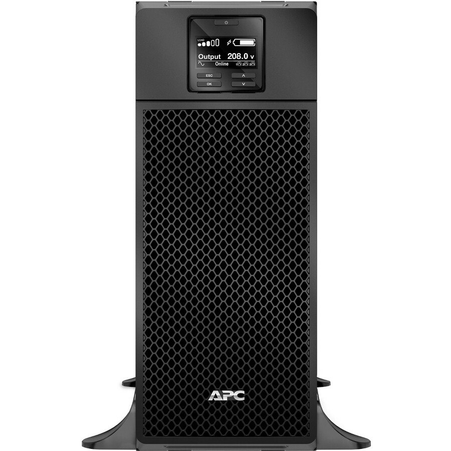 [TAA] APC Smart-UPS On-Line, 6kVA/6kW, Rack/Tower, 208V, 2x L6-20R+3x L6-30R NEMA outlets, Network Card+SmartSlot, Extended runtime, W/O rail kit, TAA