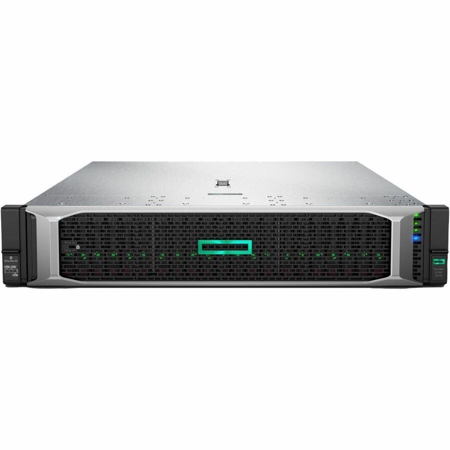 HPE SMART CHOICE ProLiant DL380 G10 2U Rack Server - 1 x Intel Xeon Silver 4208 2.1 GHz - 64 GB RAM - 960 GB SSD - (2 x 480GB) SSD Configuration - Serial ATA, 12Gb/s SAS Controller