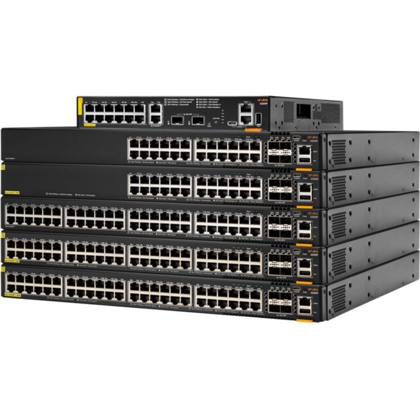 HPE 6200M 36G 12SR5 Class6 PoE 4SFP+ TAA Switch