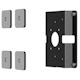 Compulocks VESA Glass Mount Bracket with Security Slot Black