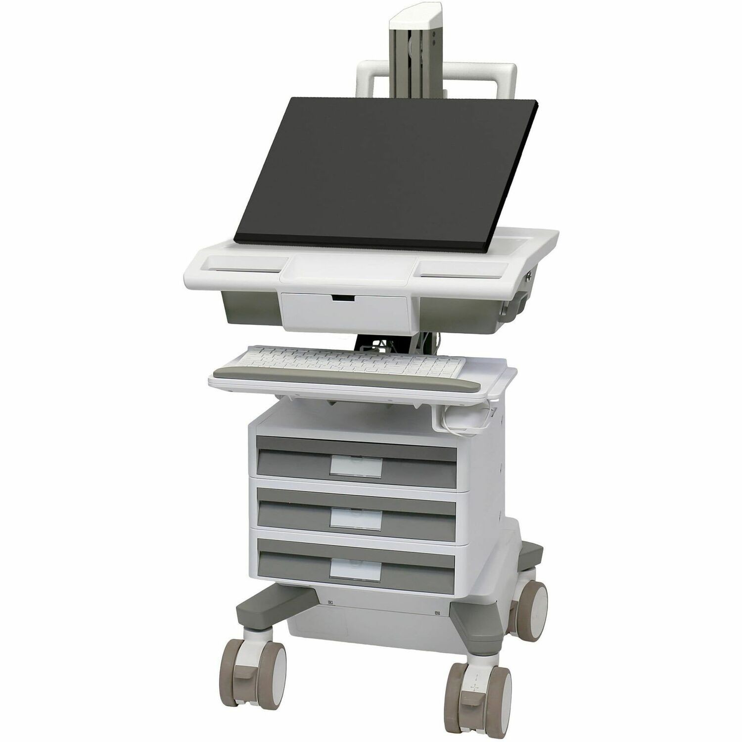 Ergotron Mosaic™ LCD Cart with Flex Arm, Tier 3 Std 1x1x1