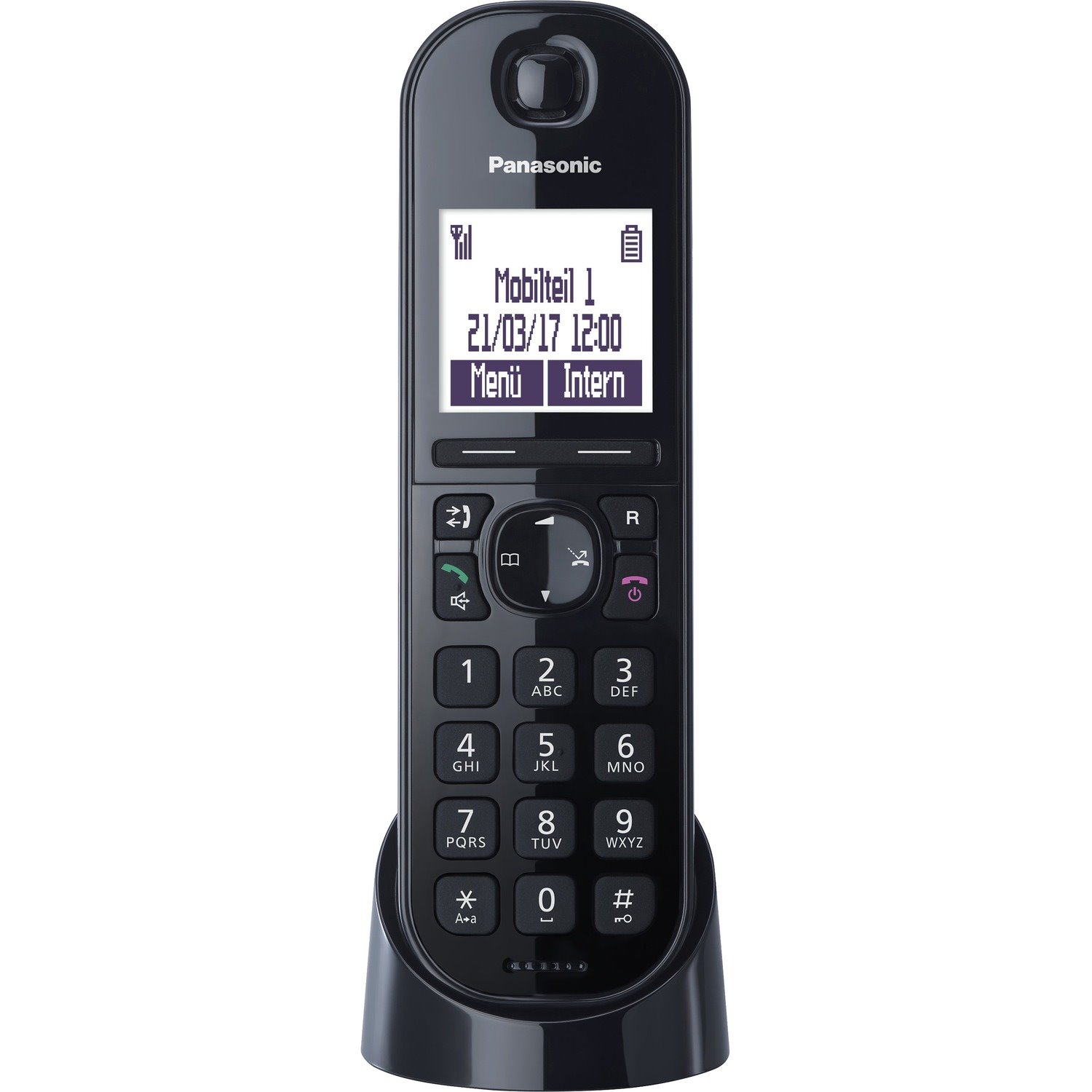 Panasonic KX-TGQ200G IP Phone - DECT - Black