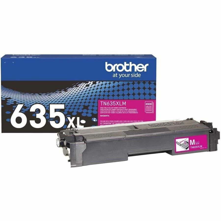 Brother TN635XLM Original High Yield Laser Toner Cartridge - Magenta - 1 Pack
