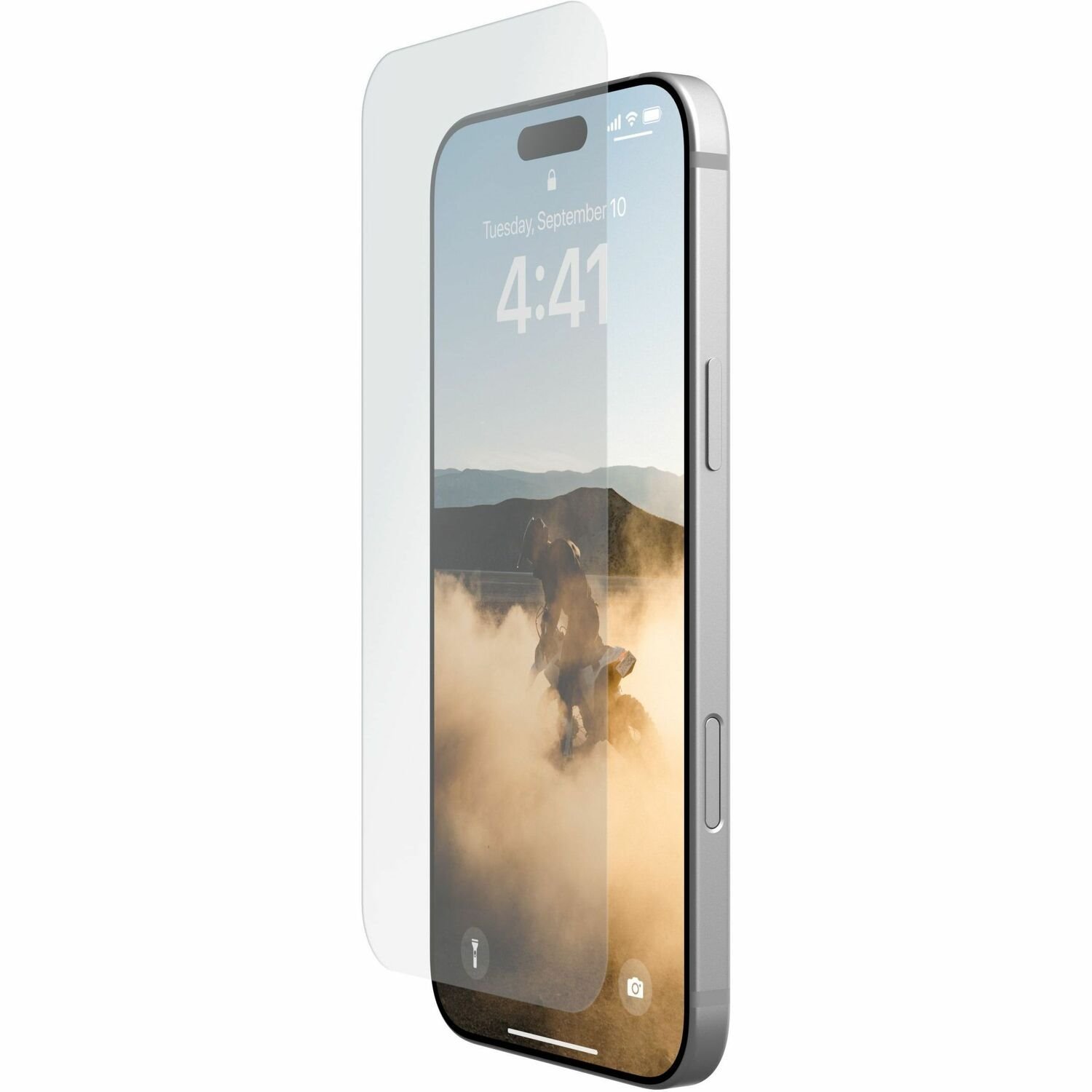 Urban Armor Gear Glass Screen Protector Shield Ultra For iPhone 16 Pro Max - Clear