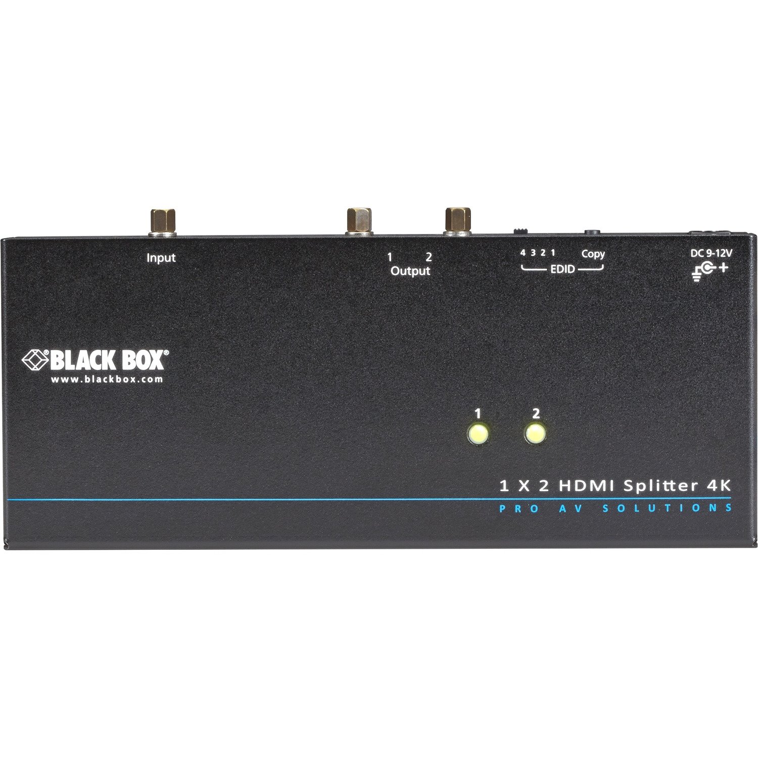 Black Box 4K HDMI Splitter - 1 x 2