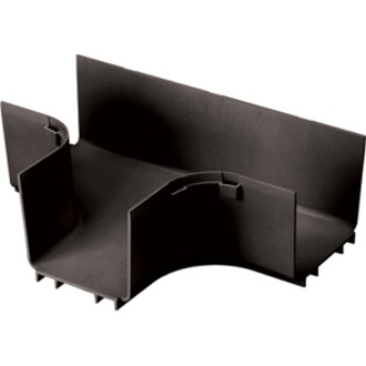 Panduit FiberRunner FRT4X4BL Horizontal Tee Fitting