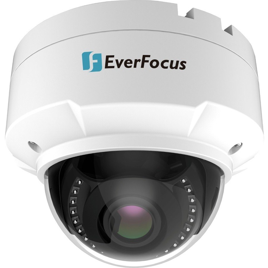 EverFocus EHN2550 2 Megapixel Outdoor HD Network Camera - Monochrome, Color - Dome