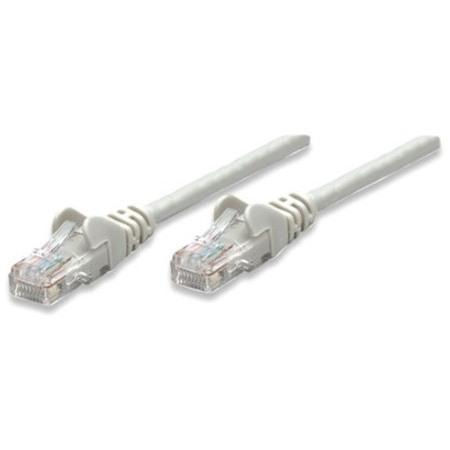 Network Patch Cable, Cat5e, 2m, Grey, CCA, U/UTP, PVC, RJ45, Gold Plated Contacts, Snagless, Booted, Lifetime Warranty, Polybag