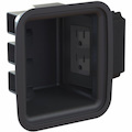 Peerless-AV® Recessed Power Outlet with Low Voltage In-Wall Cable Routing Compatible with Peerless-AV® SAX762PU and SAX772PU mounts