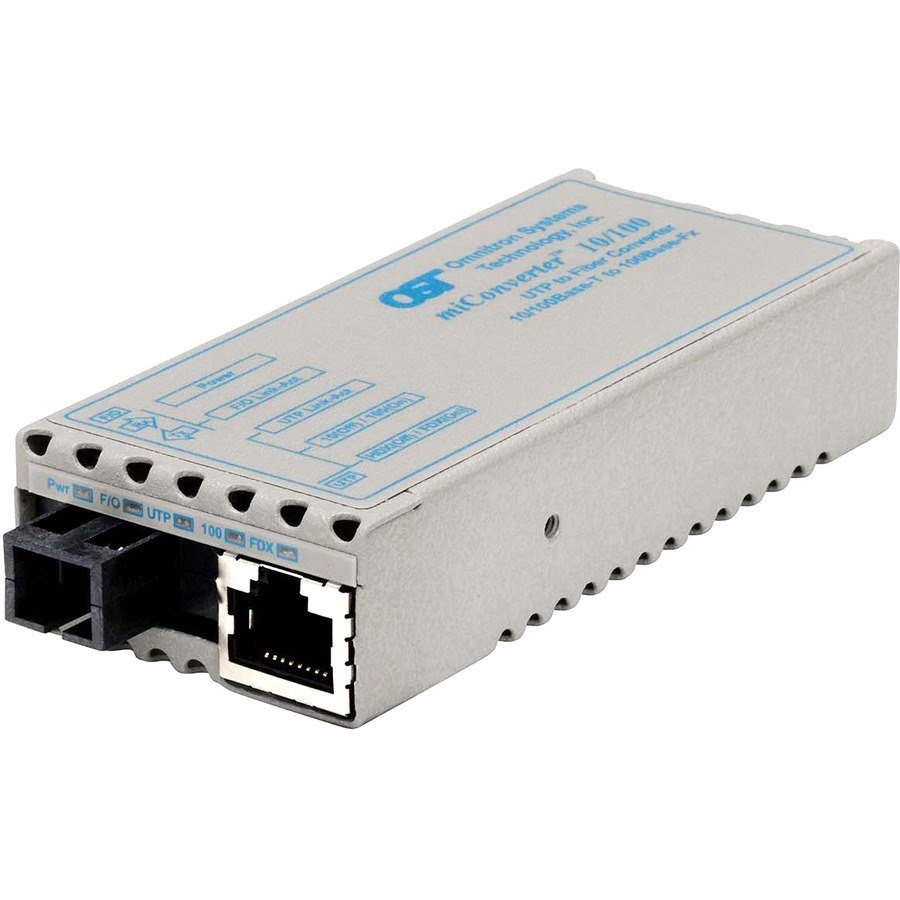 miConverter 10/100 Plus Ethernet Single-Fiber Media Converter RJ45 SC Single-Mode BiDi 20km