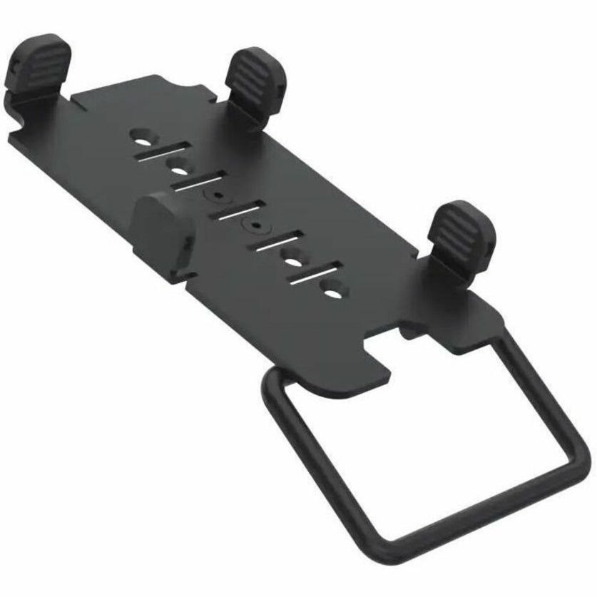 SpacePole MultiGrip Mounting Plate for Payment Terminal, POS Terminal - Black