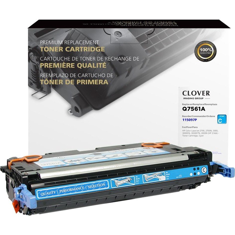 Clover Imaging Remanufactured Cyan Toner Cartridge for HP 314A (Q7561A)
