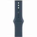 Apple 45-mm Storm Blue Sport Band - S/M