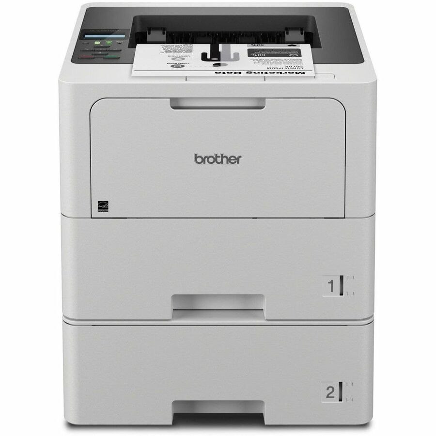 Brother HL-L6210DWT Business Monochrome Laser Printer with Dual Paper Trays, Wireless Networking, and Duplex Printing