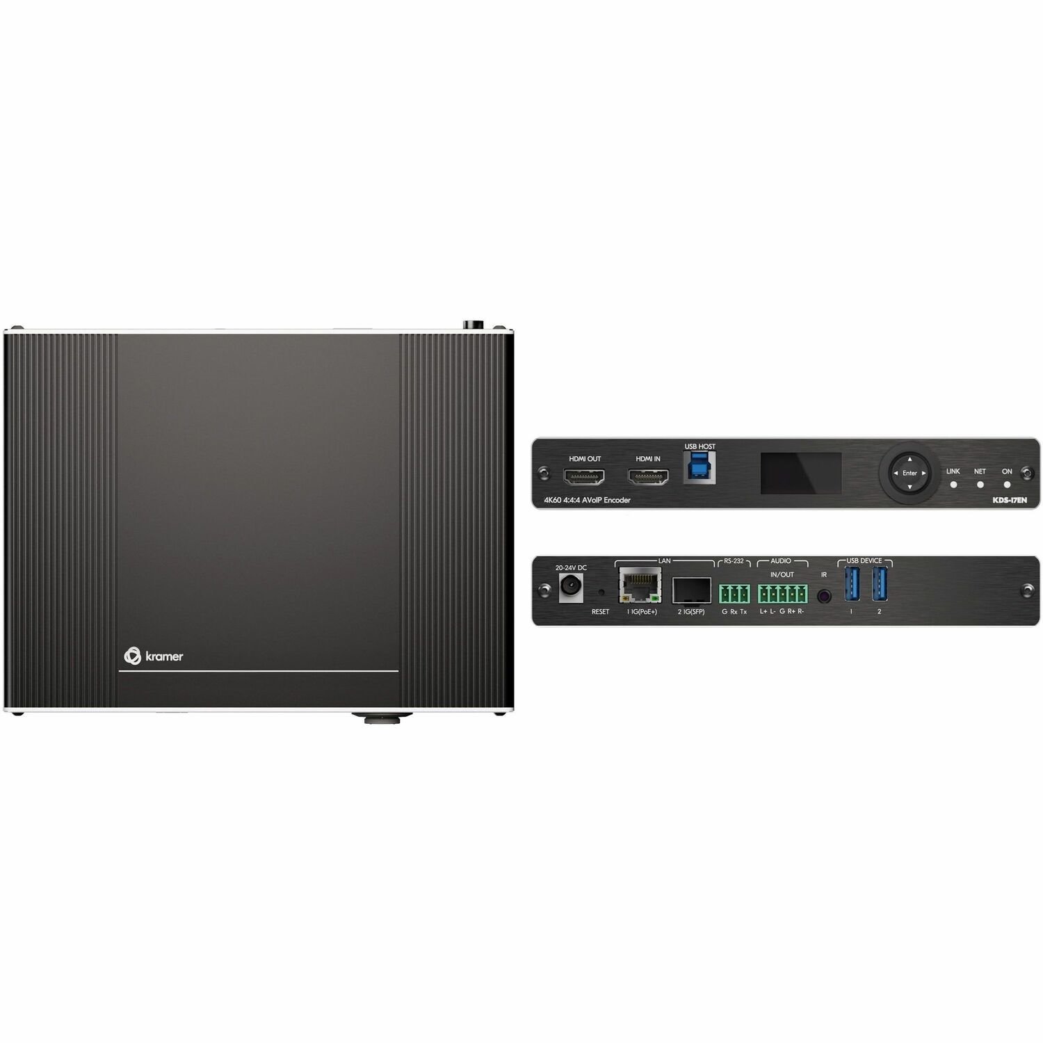 Kramer KDS 17EN 4K60 4:4:4 AVoIP Encoder with Dante