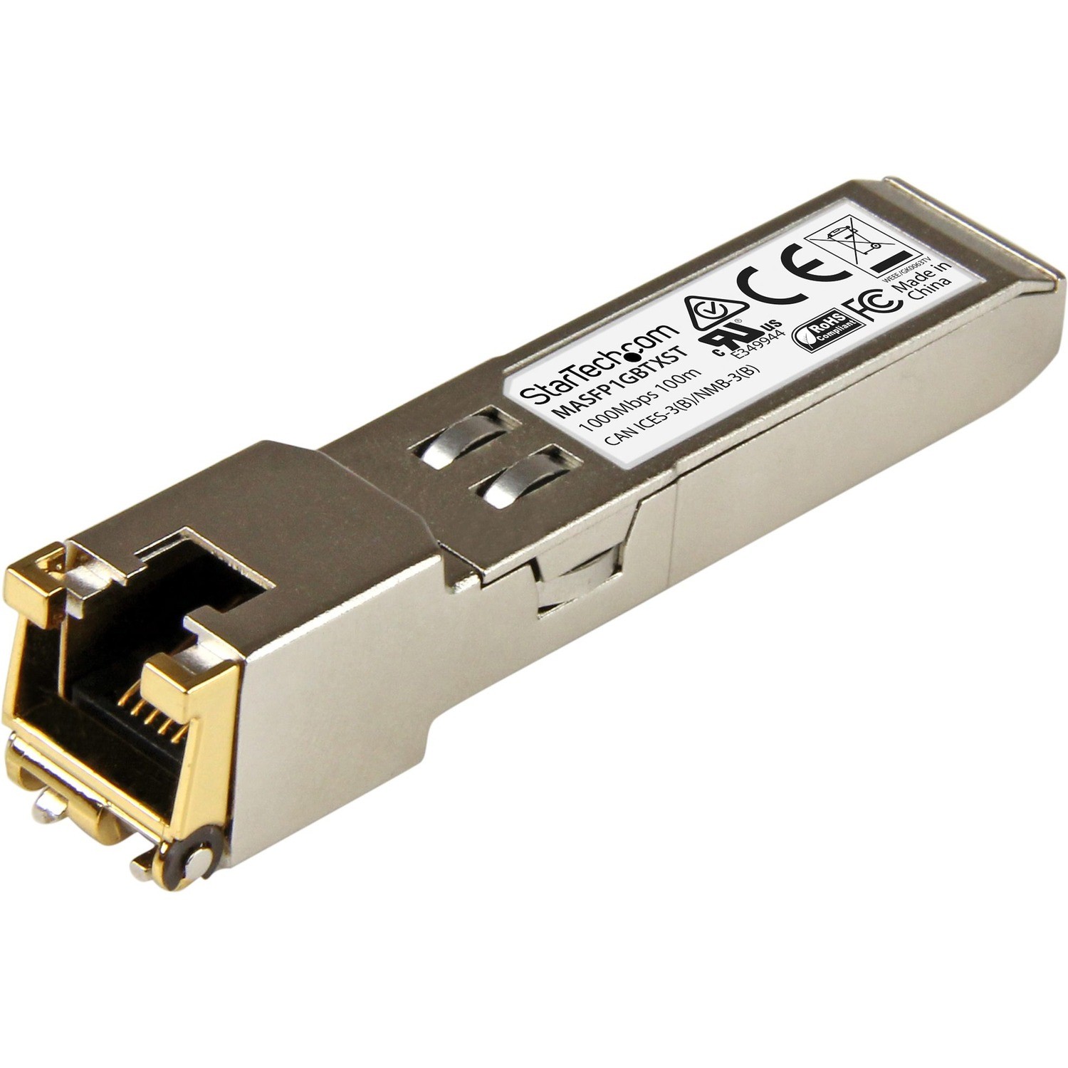 STARTECH.COM CISCO MERAKI MA-SFP-1GB-TX COMP. SFP - 1GBE COPPER TRANSCEIVER LTW