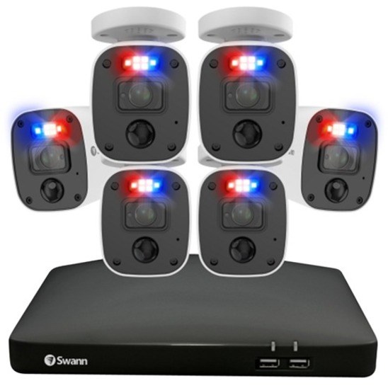 Swann Enforcer 8 Megapixel 8 Channel Night Vision Wired Video Surveillance System 2 TB HDD