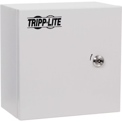 Eaton Tripp Lite Series SmartRack Outdoor Industrial Enclosure with Lock - NEMA 4, Surface Mount, Metal Construction, 10 x 10 x 10 in., Gray