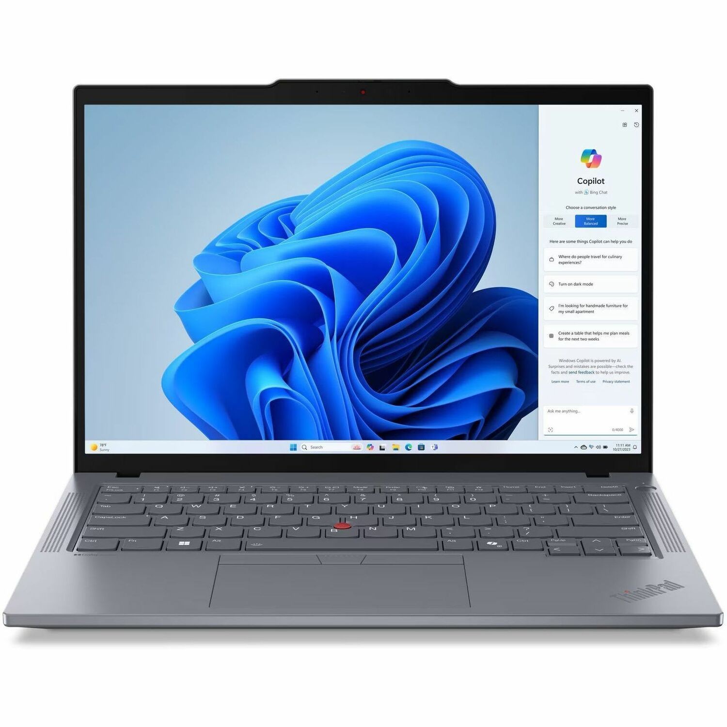 Lenovo ThinkPad T14 Gen 5 21MMS8HC00 14" Touchscreen Notebook - WUXGA - Intel Core Ultra 5 125U - 32 GB - 512 GB SSD - English (US) Keyboard - Gray
