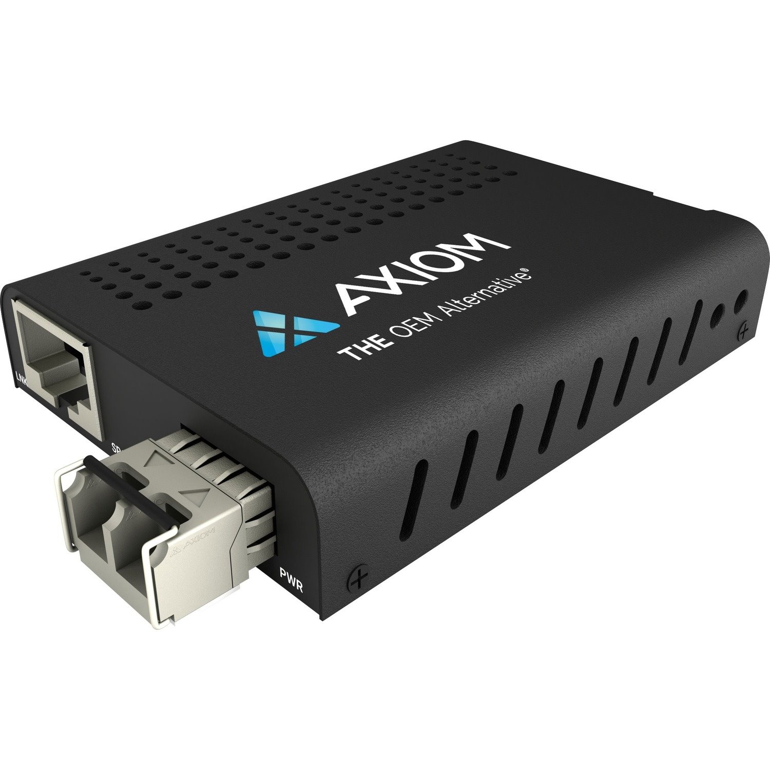 Axiom Mini 10Gbs RJ45 to 10GBASE-LR Media Converter - SMF, LC, 20km, 1310nm