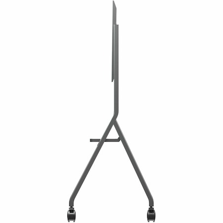 ViewSonic VB-STND-009 Slim Mobile TV Cart for 55 to 86 inch screens up to 265 lbs, VESA Pattern Compatible for 400x200 to 900x600mm, Storage Tray, and Lockable Wheels