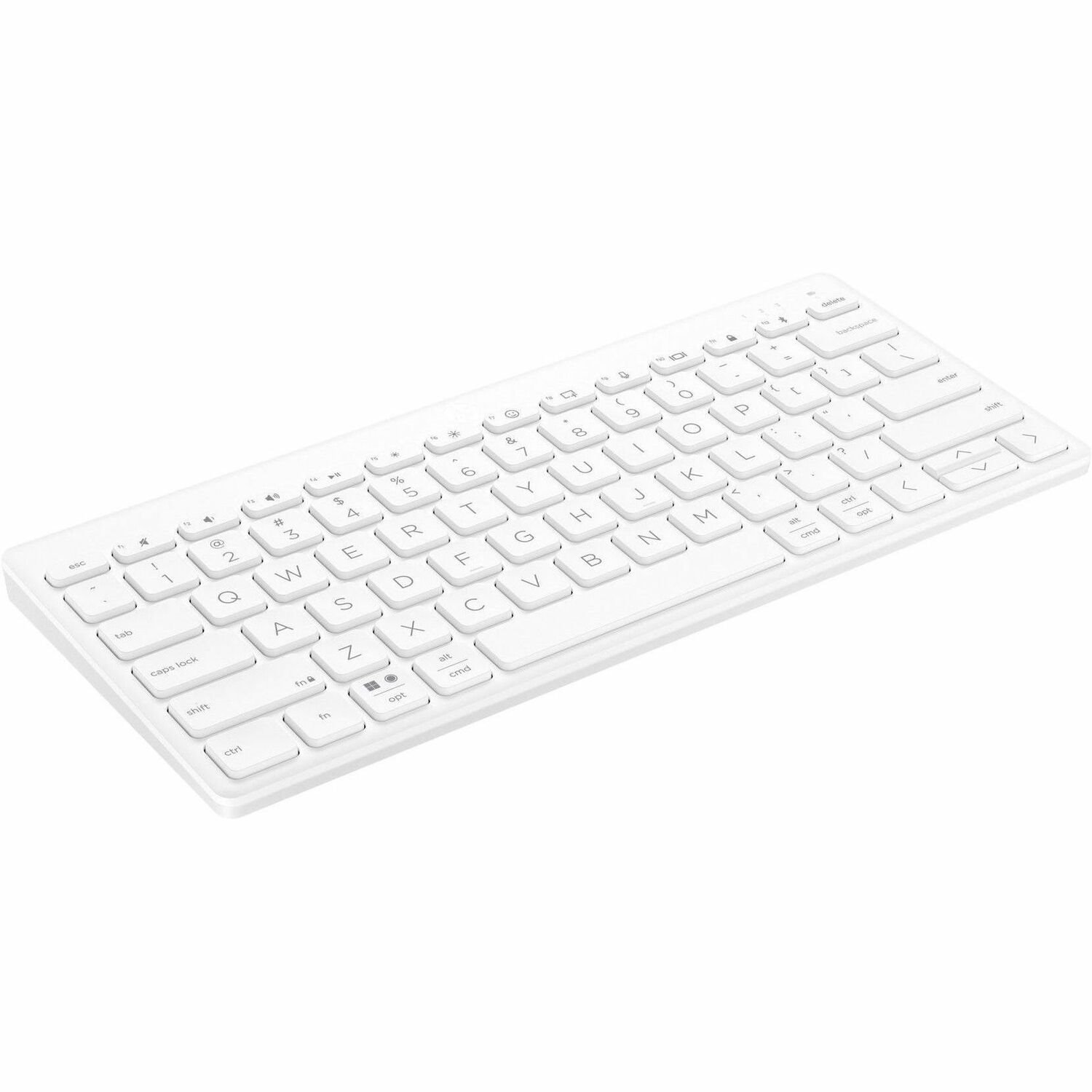 HP 350 Tastatur - Kabellos Konnektivität - Weiß