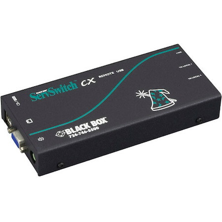 Black Box ServSwitch CX Uno USB Remote Access Module with Audio
