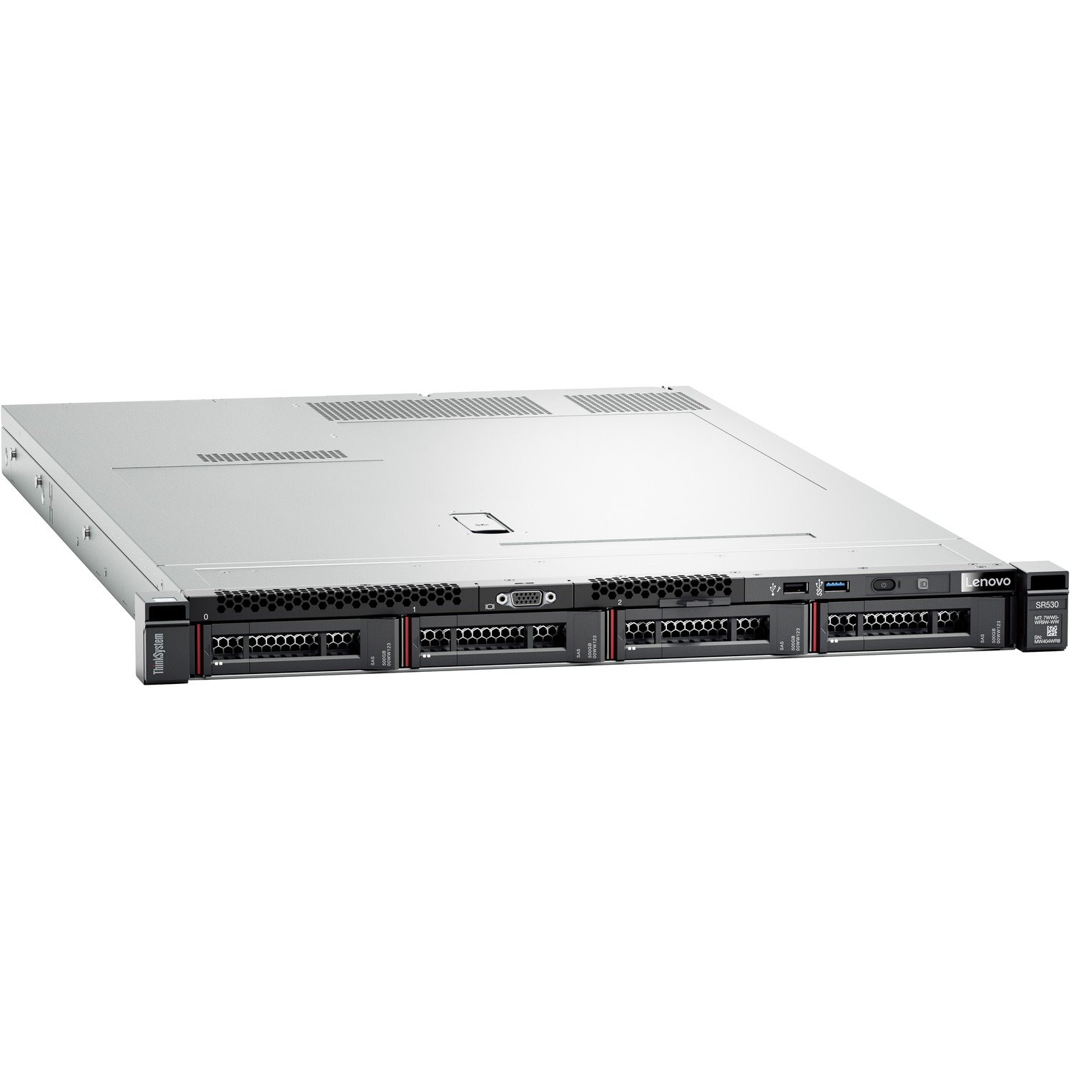 Lenovo ThinkSystem SR530 7X08A0BLAU 1U Rack Server - 1 Xeon Silver 4216 2.10 GHz - 32 GB RAM - Serial Attached SCSI (SAS), Serial ATA Controller