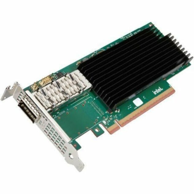 Intel 800 200-Gigabit-Ethernet-Karte f&uuml;r Server - 200GBase-CR4, 200GBase-SR4, 200GBase-LR4, 200GBase-FR4, 100GBase-CR4, 100GBase-SR4, 100GBase-LR4, 100GBase-FR, 100GBase-DR, 100GBase-PSM4, 50GBase-CR, ... - QSFP56 - Plug-in-Karte