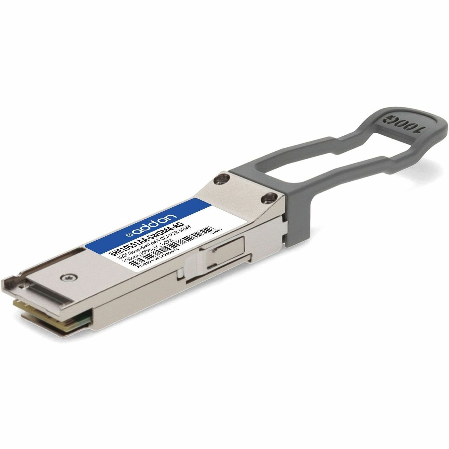 AddOn Alcatel-Lucent Nokia&reg; 3HE10551AA-SWDM4 Compatible TAA 100GBase-SWDM4 QSFP28 Transceiver (MMF, 850nm, 100m, LC, DOM)