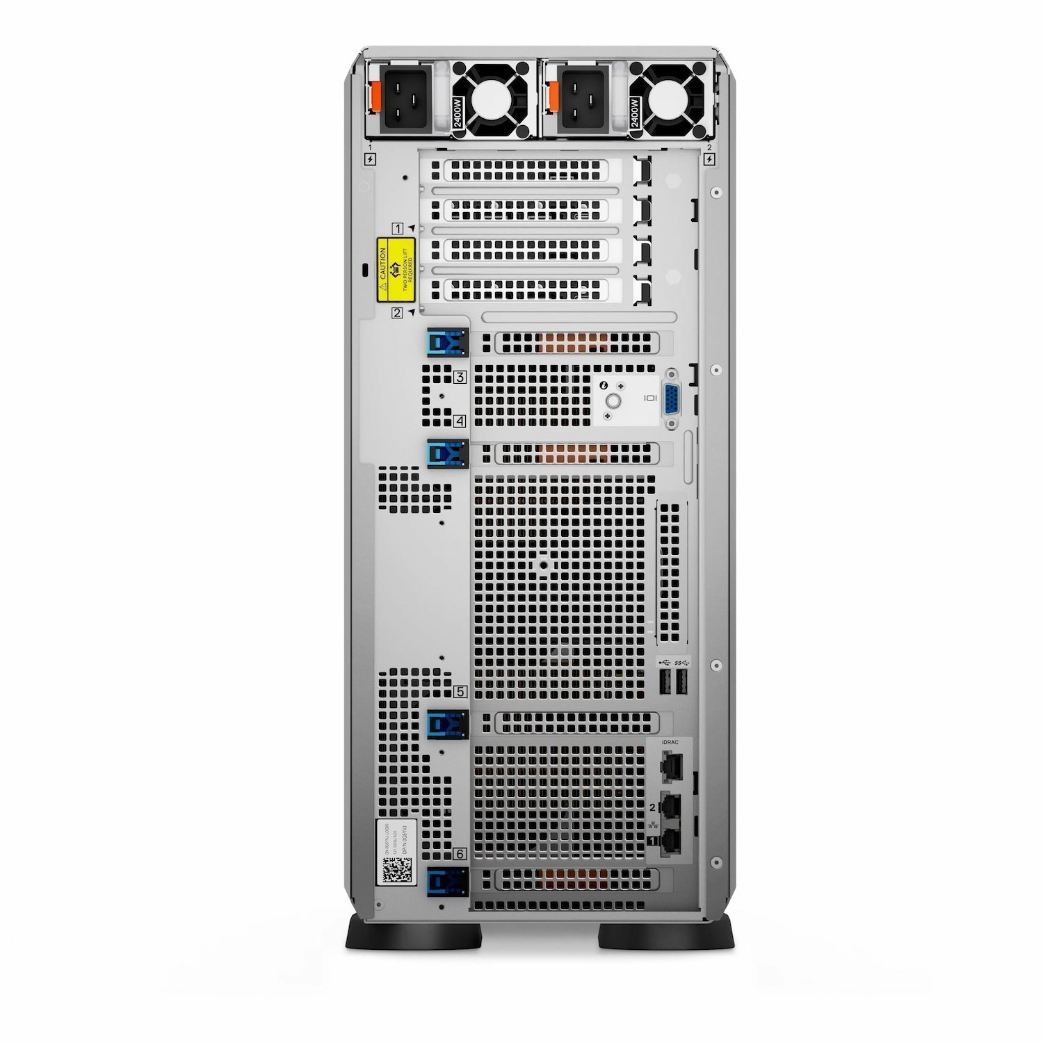 Dell EMC PowerEdge T550 5U Toren Server - 1 Xeon Silver 4309Y 2,80 GHz - 16 GB RAM - 480 GB SSD - (1 x 480GB) SSD Configuration - 12Gb/s SAS controller