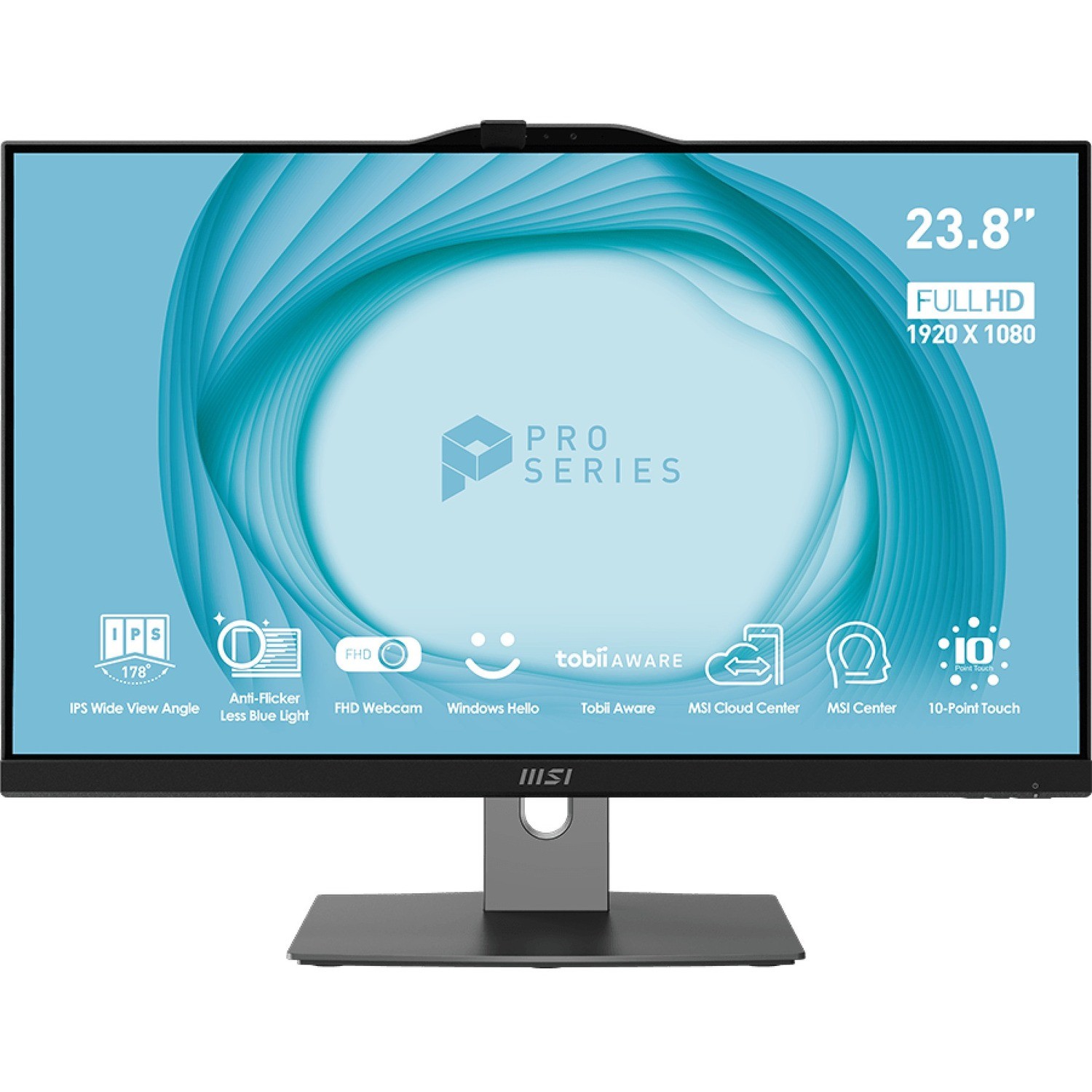 MSI PRO AP243TP 12M PRO AP243TP 12M-008US All-in-One Computer - Intel Core i5 12th Gen i5-12400 - 8 GB - 500 GB SSD - 23.8" Full HD Touchscreen - Desktop - Black