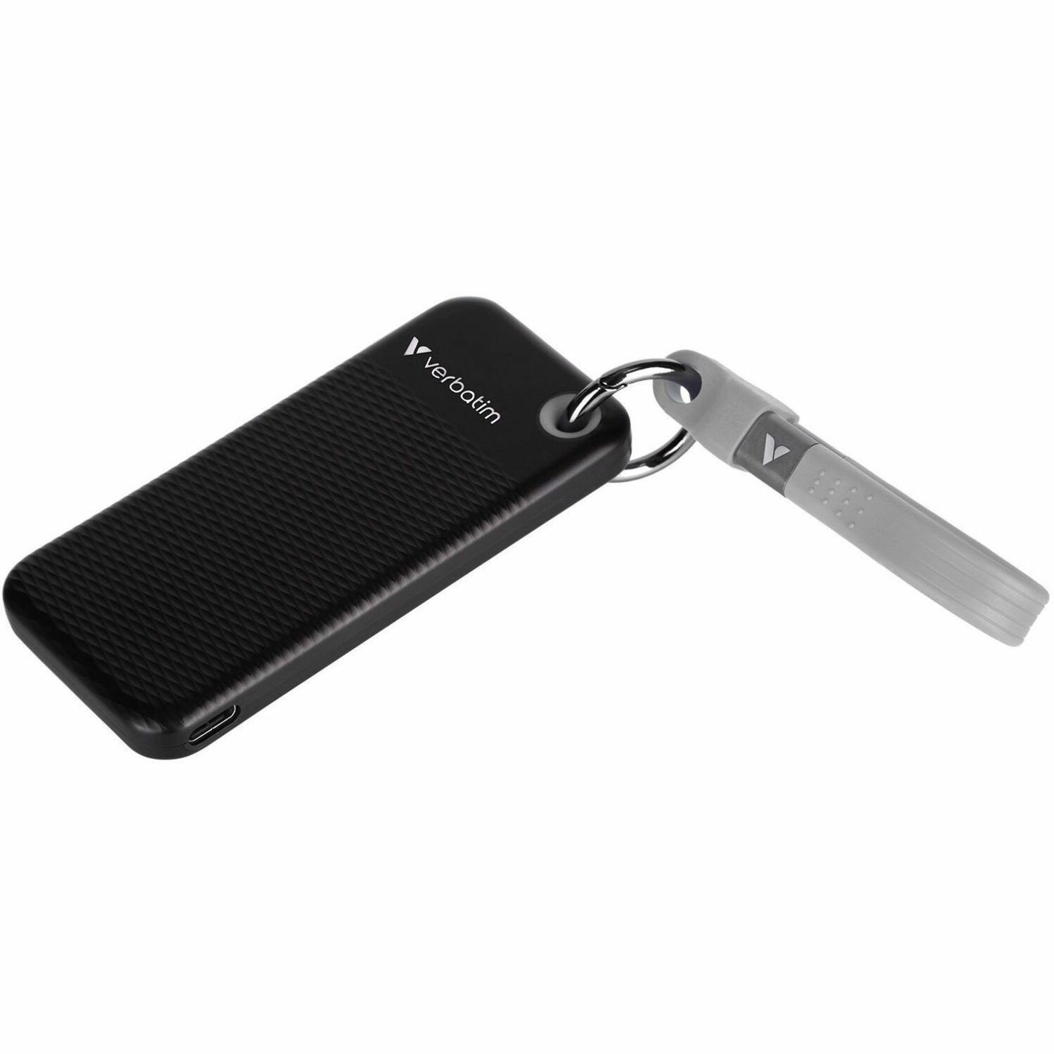 Verbatim Pocket 2 TB Portable Rugged Solid State Drive - M.2 External - Black, Grey