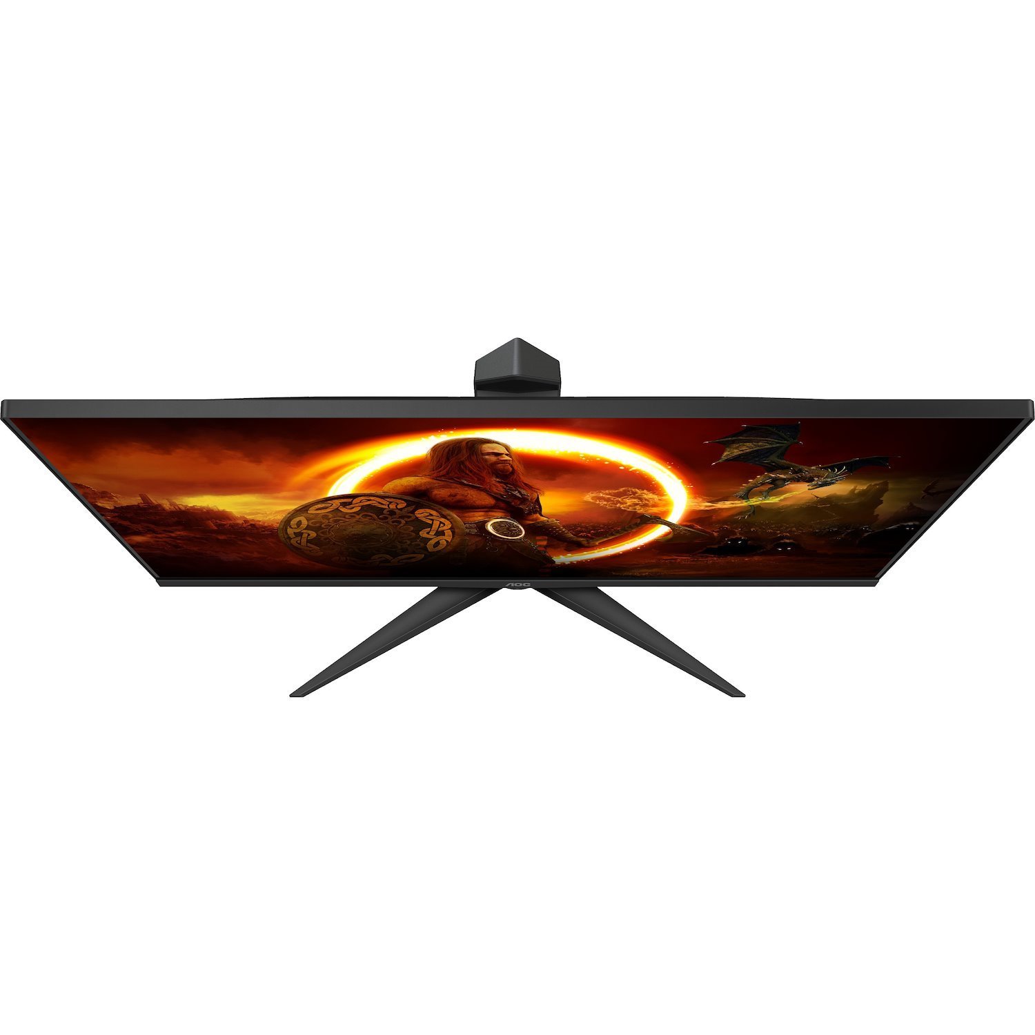 AOC AGON Q27G2S/EU 27" Class WQHD Gaming LCD Monitor - 16:9 - Matte Black, Red