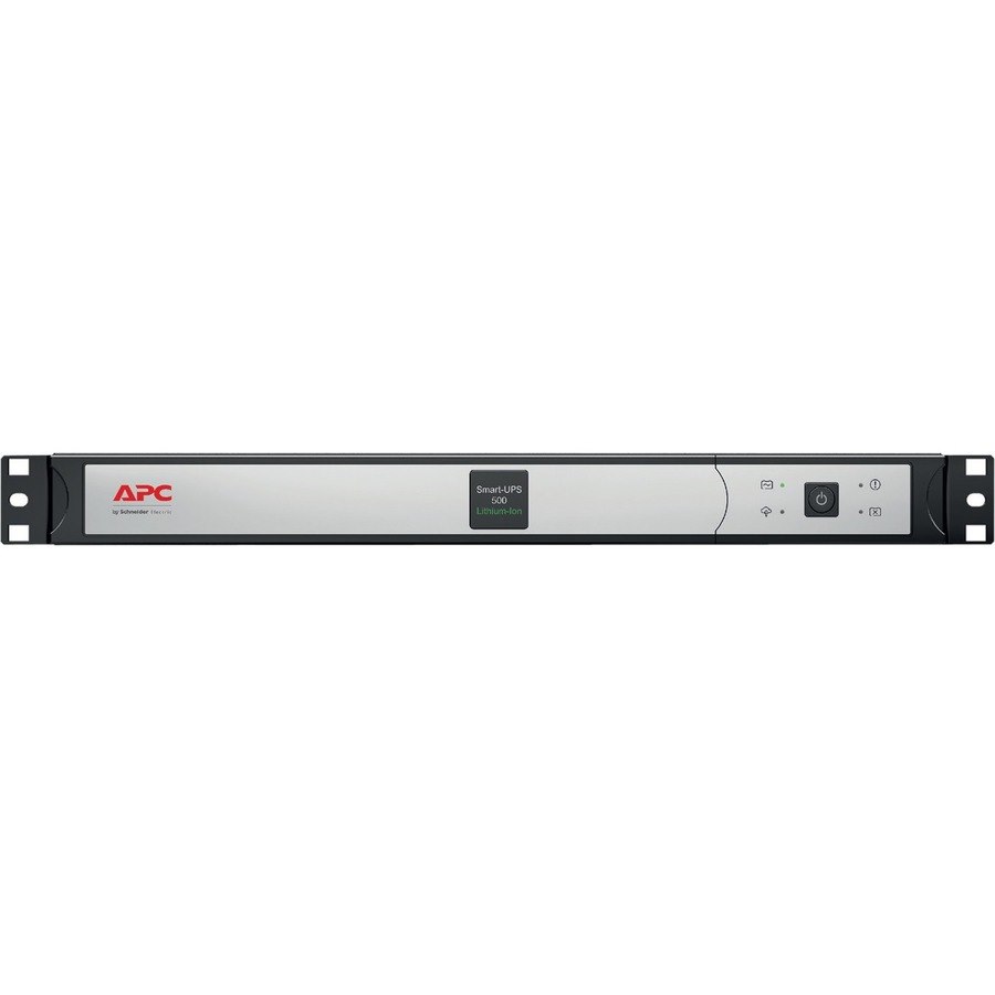 APC Smart-UPS, Line Interactive, 500VA, Lithium-ion, Rackmount 1U, 120V, 4x NEMA 5-15R outlets, SmartConnect Port, Short Depth