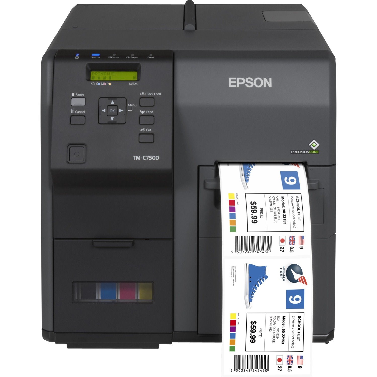 Epson ColorWorks C7500 (012) Desktop Inkjet Printer - Colour - Label Print - USB