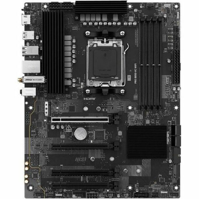 MSI Pro PRO B850-VC WIFI Gaming Desktop Motherboard - AMD B850 Chipset - Socket AM5 - Micro ATX