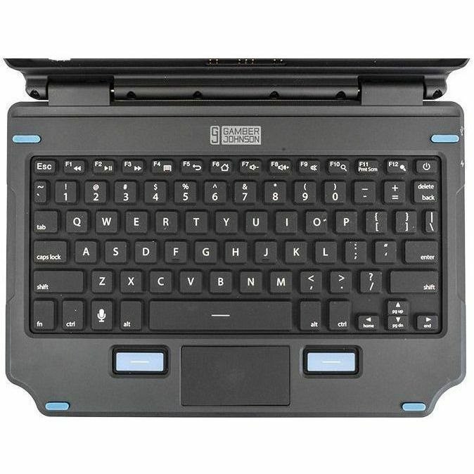 Gamber-Johnson Keyboard - Docking Connectivity - Pogo Pin Interface - TouchPad - German