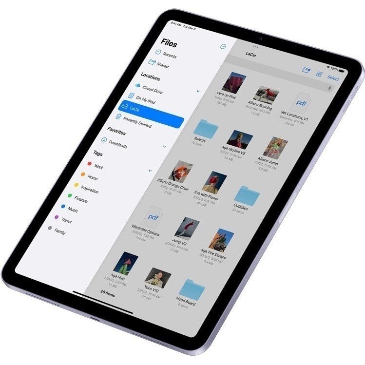 Apple iPad Air (5th Generation) Tablet - 27.7 cm (10.9") - Apple M1 Octa-core - 8 GB - 64 GB Storage - iPadOS 15 - 5G - Purple