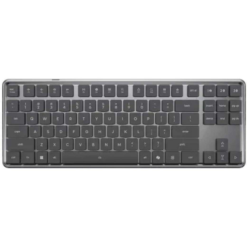 Lenovo 8000 Keyboard - Wireless Connectivity - USB Type A Interface - LED - English (US) - Thunder Gray