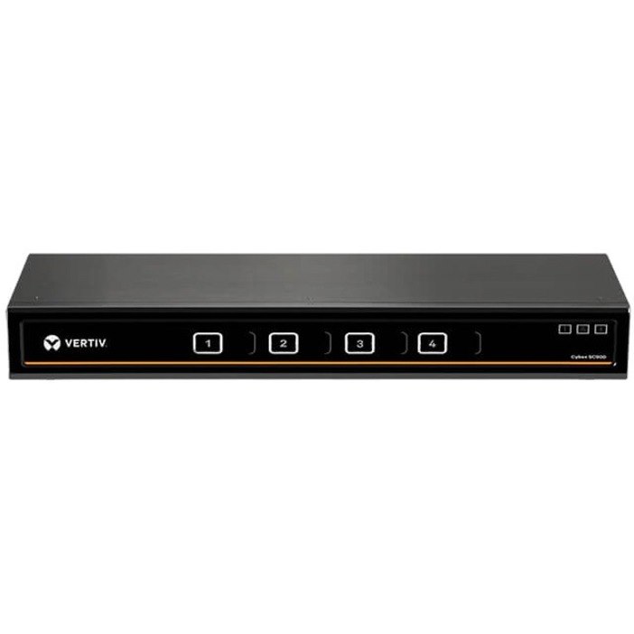 Vertiv Cybex SC900 Secure KVM | Dual Head | 4 Port Universal and DPP | NIAP version 4.0 Certified