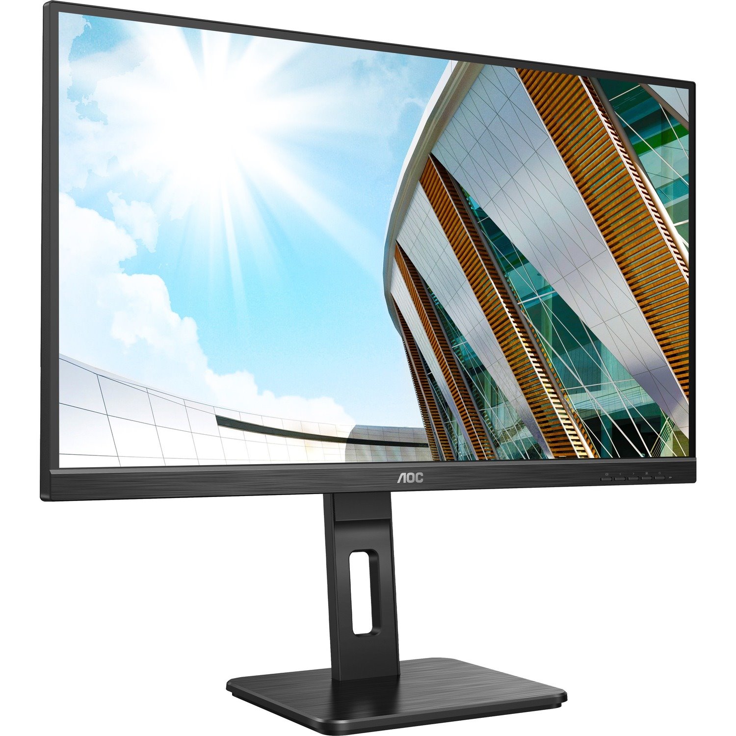 AOC U27P2CA 27" Class 4K UHD LCD Monitor - 16:9 - Textured Black