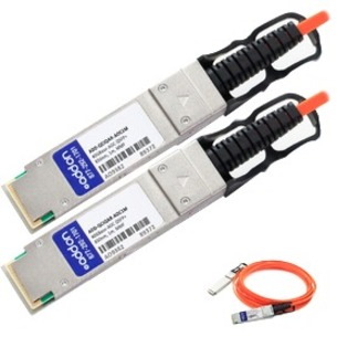 AddOn Cisco QSFP-H40G-AOC1M to Arista Networks AOC-Q-Q-40G-1M Compatible TAA Compliant 40GBase-AOC QSFP+ to QSFP+ Direct Attach Cable (850nm, MMF, 1m)