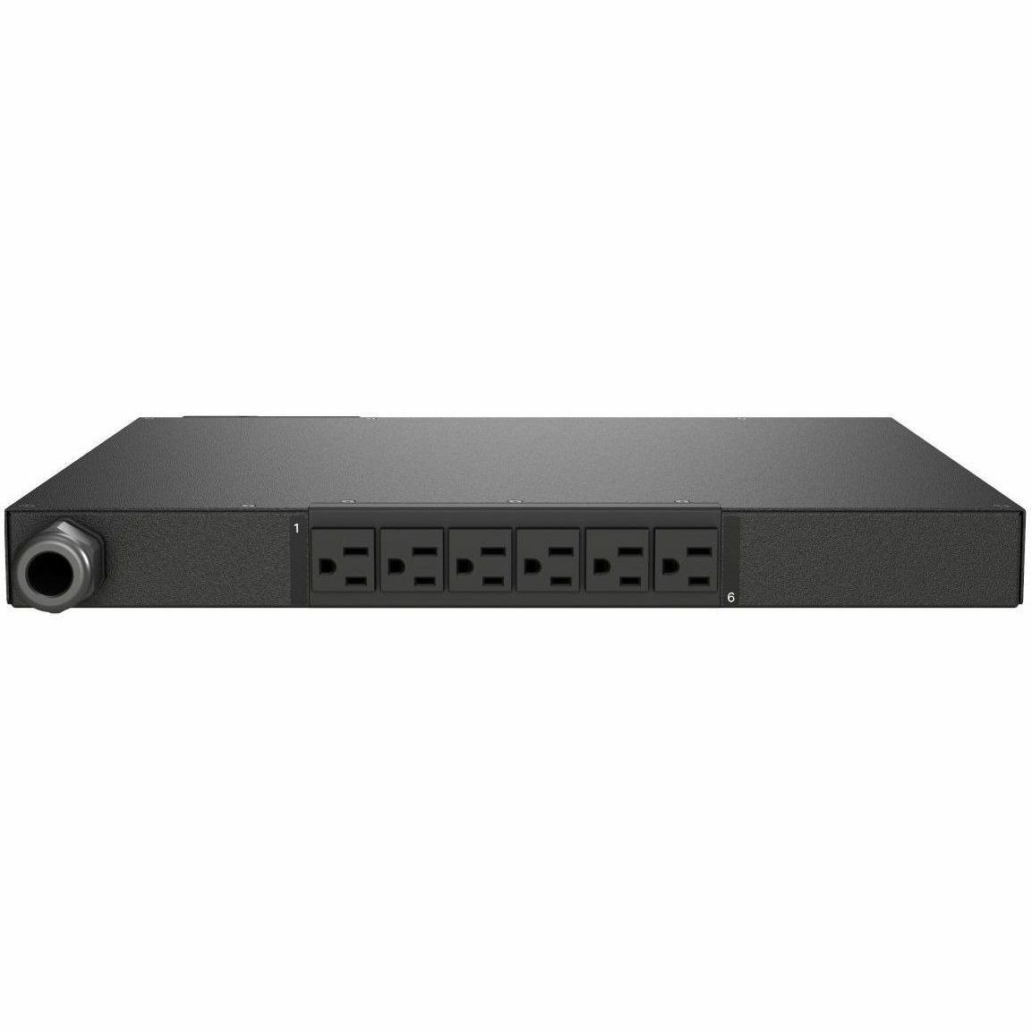 Vertiv Geist rPDU MNR5M1R5-06S153-1ST5A0H10-S 6-Outlets PDU