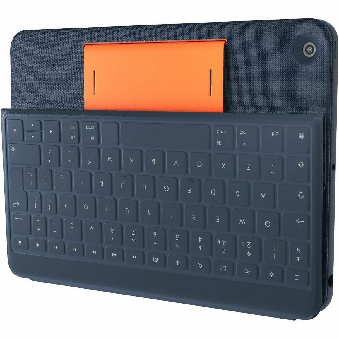 Logitech Rugged Combo 3 Rugged Keyboard/Cover Case for 25.9 cm (10.2") Apple iPad (7th Generation), iPad (8th Generation), iPad (9th Generation) Tablet - Classic Blue